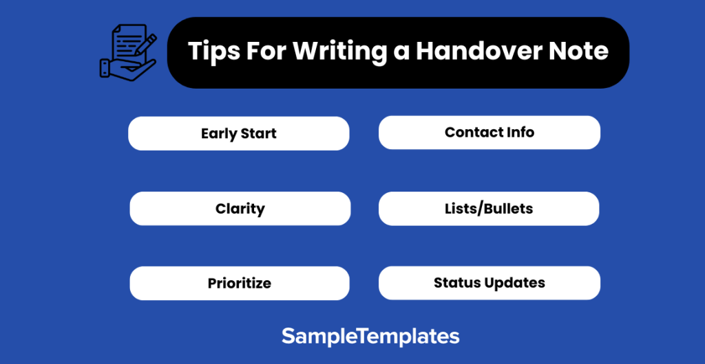 tips for writing a handover note 1024x530