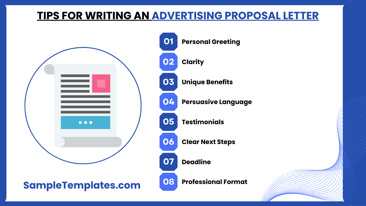 tips for writing an advertising proposal letter