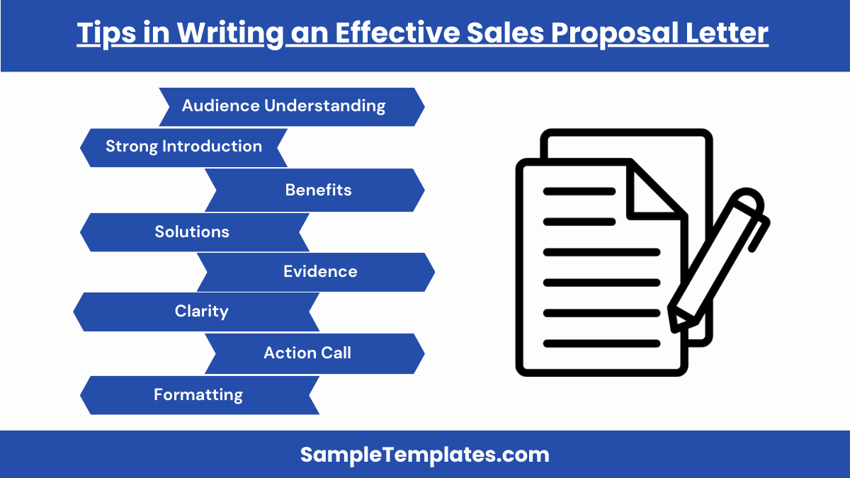 tips in writing an effective sales proposal letter