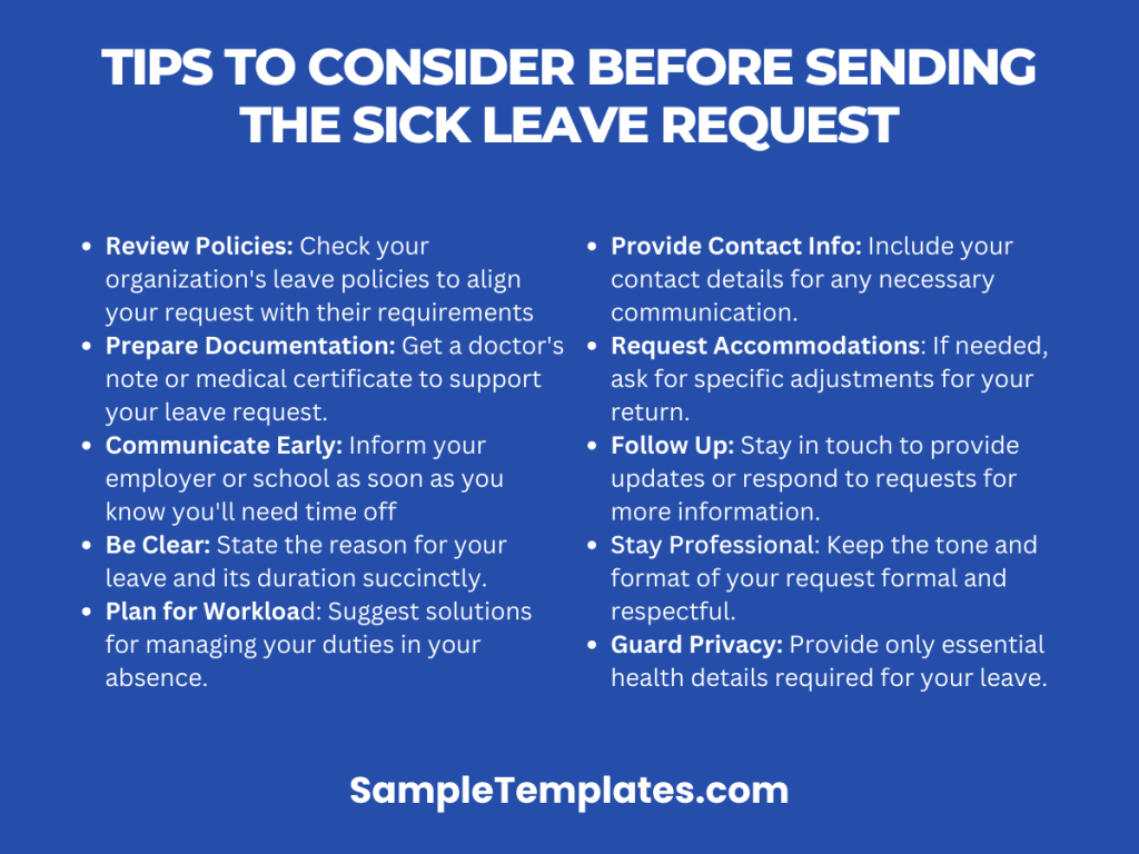 tips to consider before sending the sick leave request 1024x768