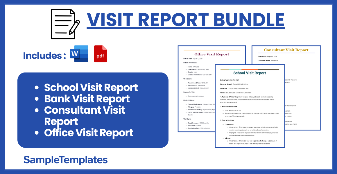 visit report bundle