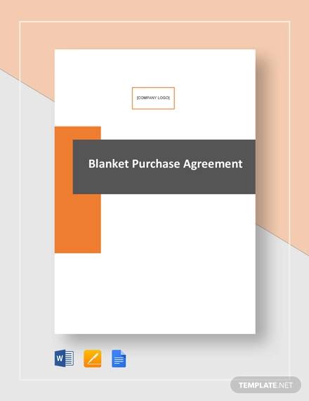 blanket purchase agreement