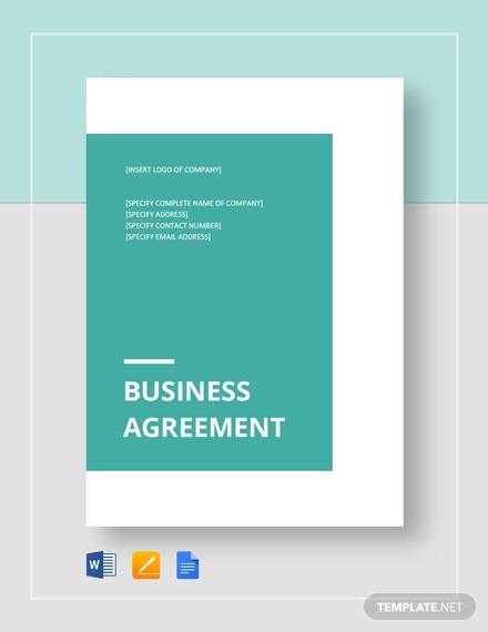 business agreement between two parties