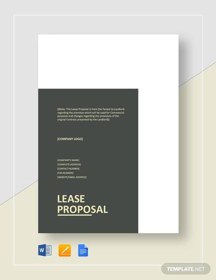 lease proposal