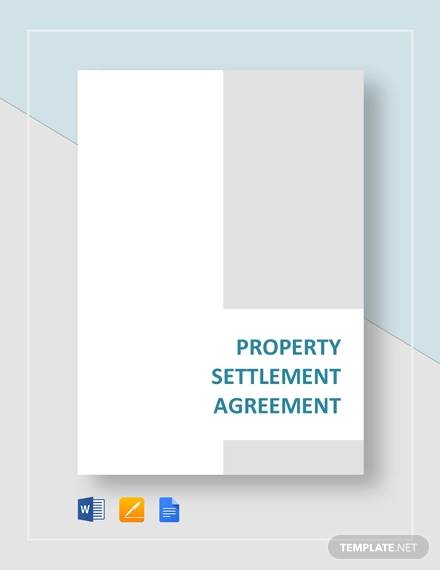 property settlement agreement