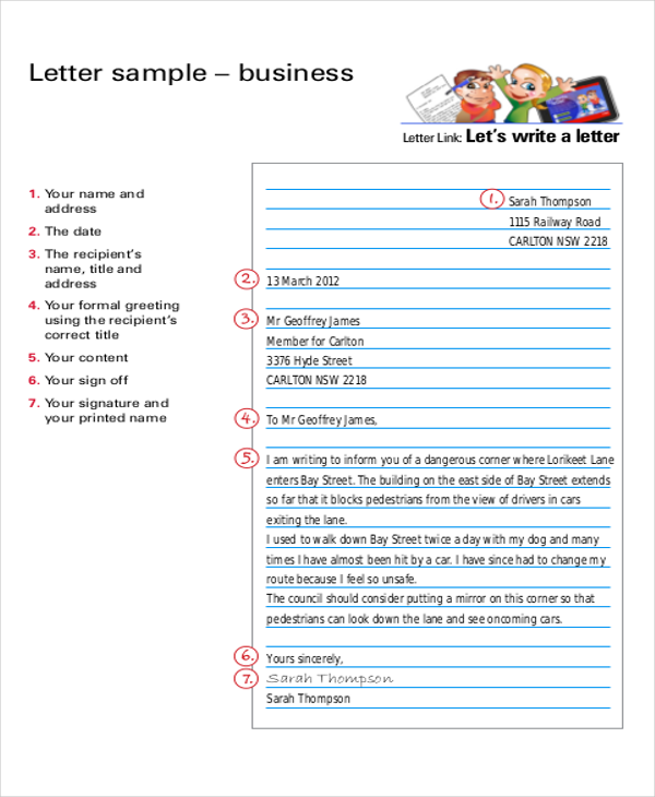 sample business letters in pdf