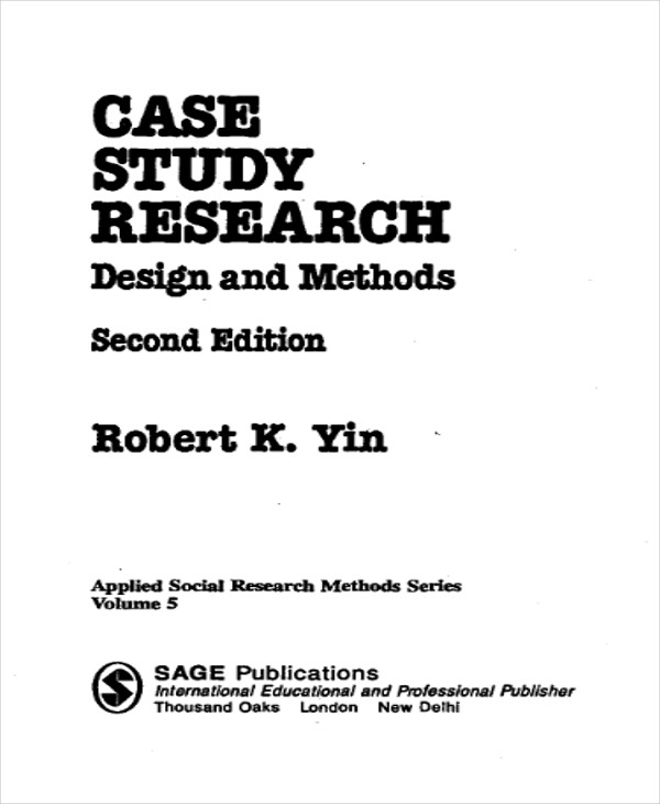 case study research report format