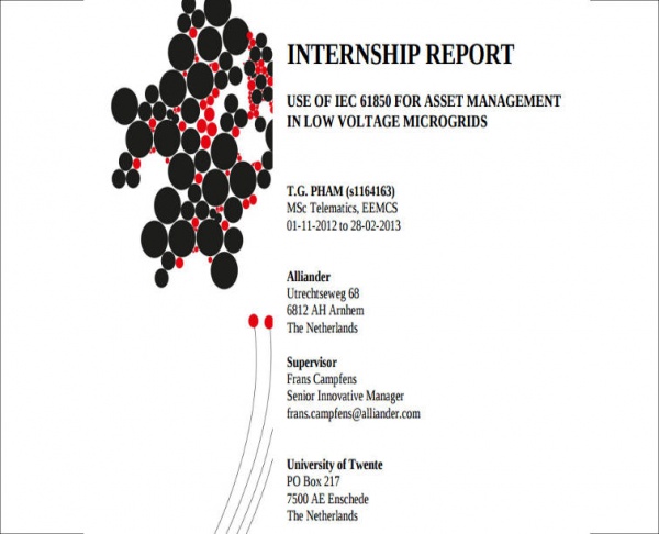 student intersnhip report