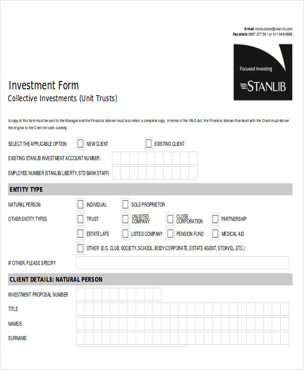 capital investment proposal form