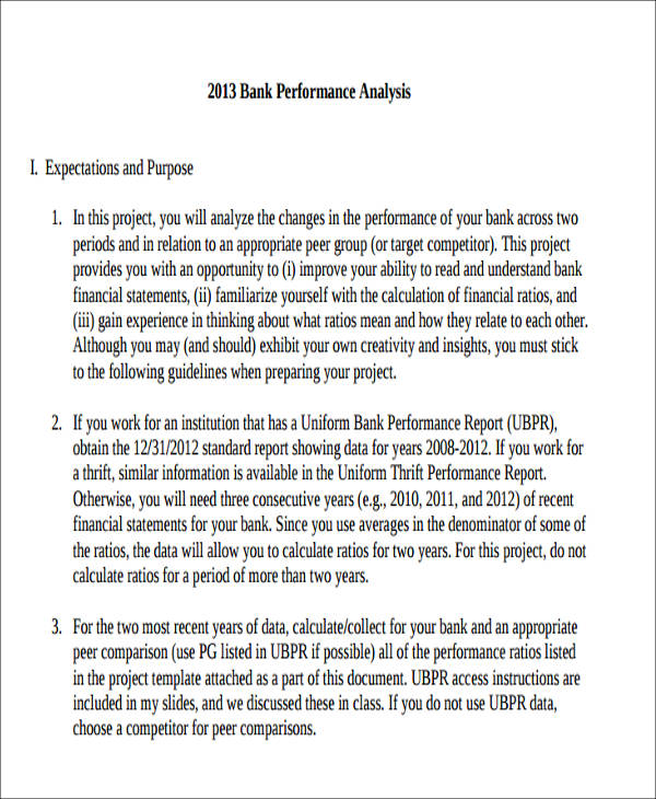 FREE 10 Sample Performance Analysis Reports In PDF MS Word Google 