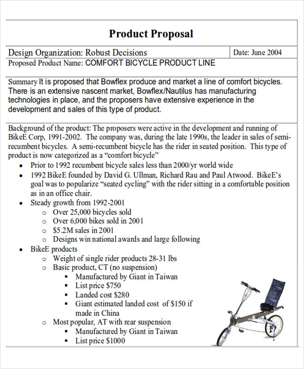 FREE 45+ Proposal Form Templates in PDF | MS Word | Excel