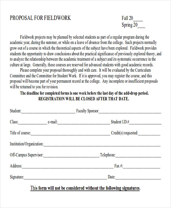 field work proposal form1