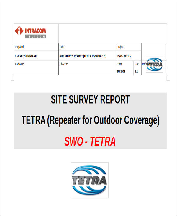 site survey report