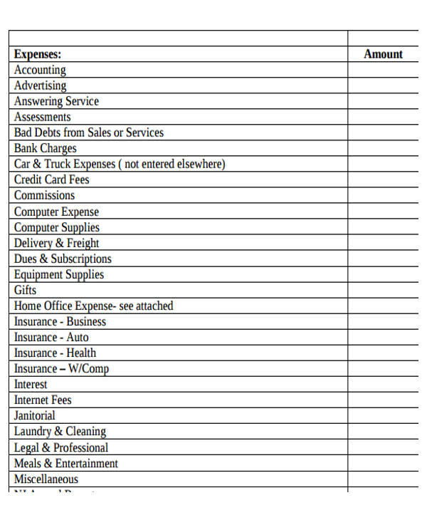 expense account