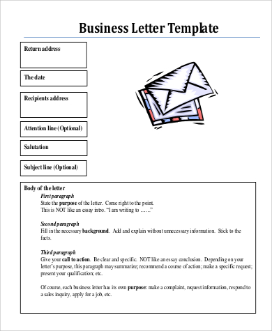 printable business letter