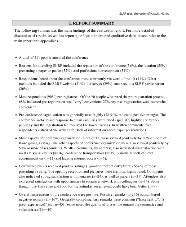 FREE 15 Sample Evaluation Reports In PDF MS Word Apple Pages