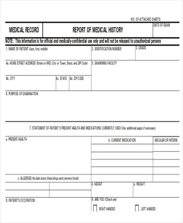 medical-history-report-sample-master-of-template-document