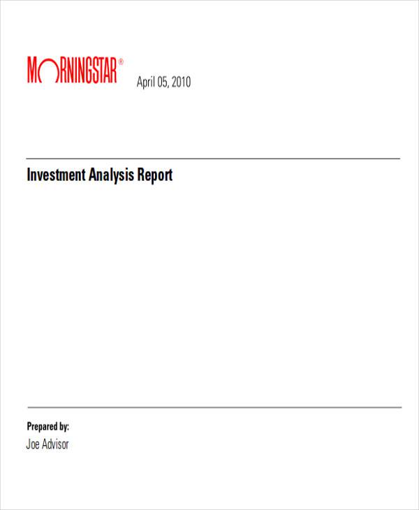 business analysis report sample