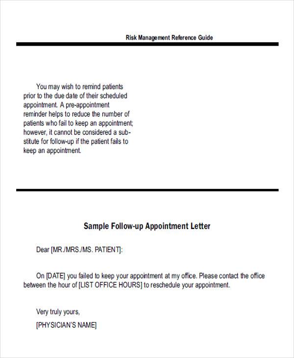 doctor-appointment-letter-template-14-samples-examples-formats