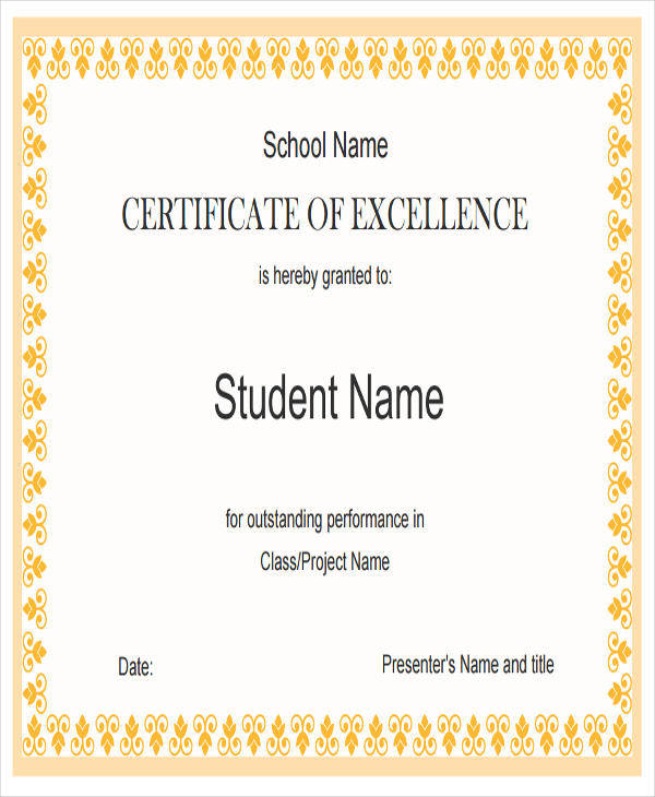 academic excellence award certificate2