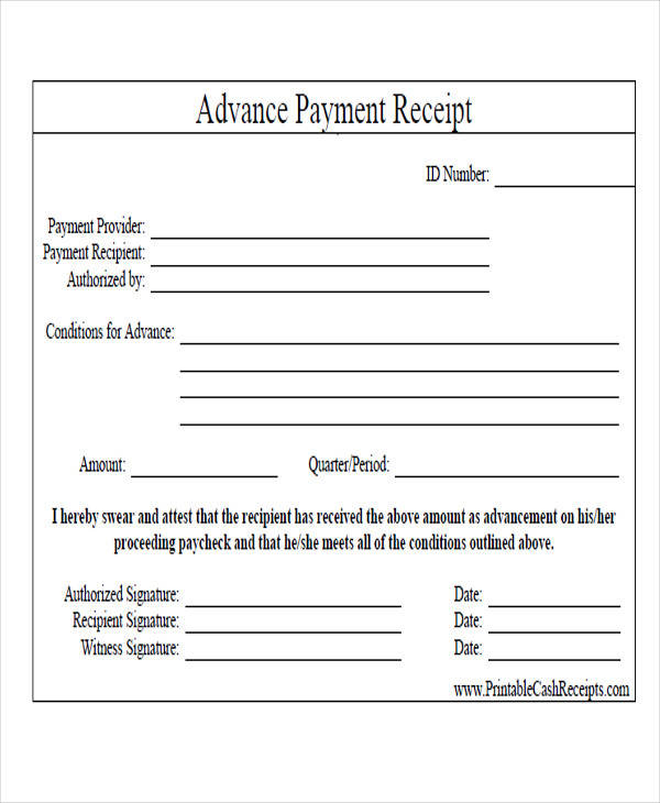 FREE 6+ Sample Rent Payment Receipts in PDF MS Word