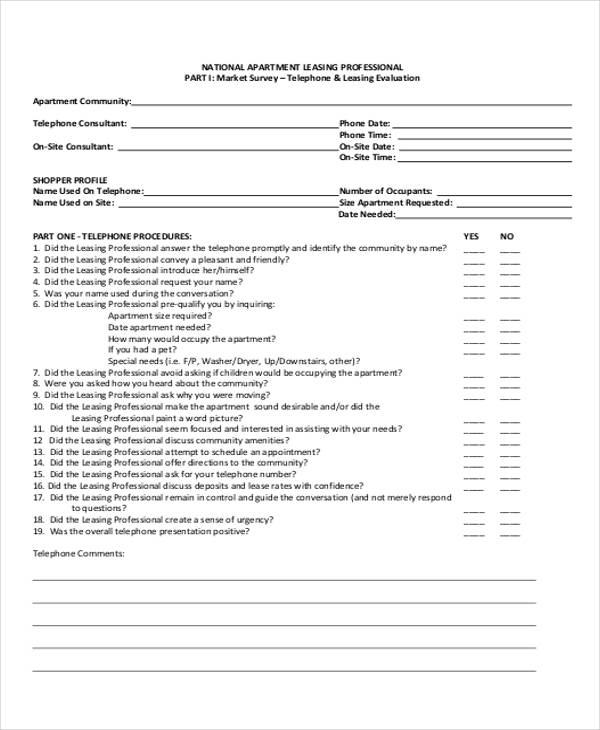 apartment market survey form1