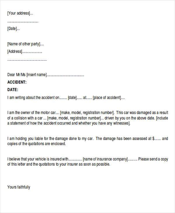 Letter Of Demand For Damages Damage Letter Sample Writing Insurance Claim Letter For A Good Demand Letter Follows An Orderly Progression That Tells The Insurance Company Who You