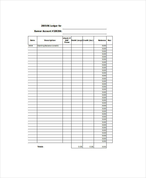 blank accounting ledger form3
