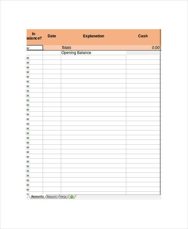 blank accounting spreadsheet
