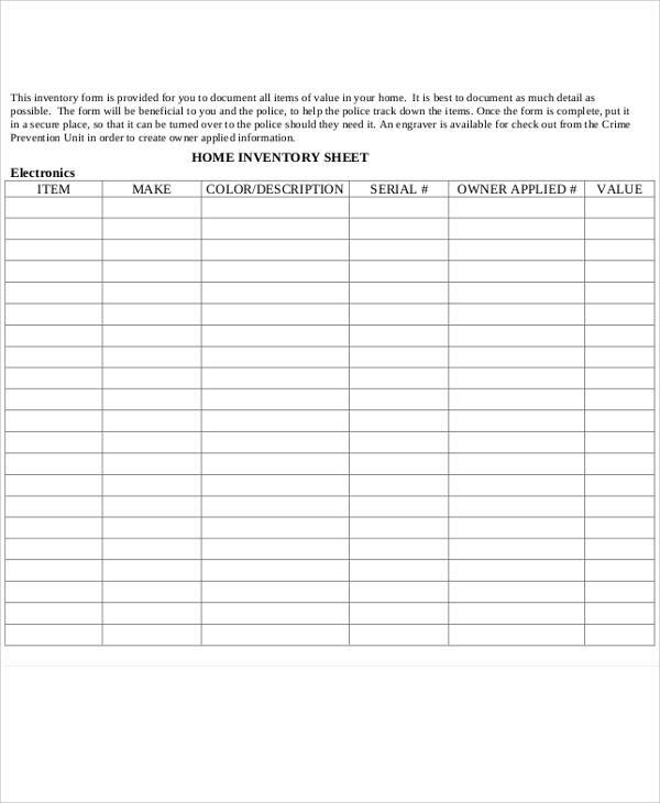 FREE 8 Blank Spreadsheet Samples In MS Word PDF Excel