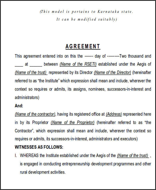 Construction Contract Agreement Template from images.sampletemplates.com