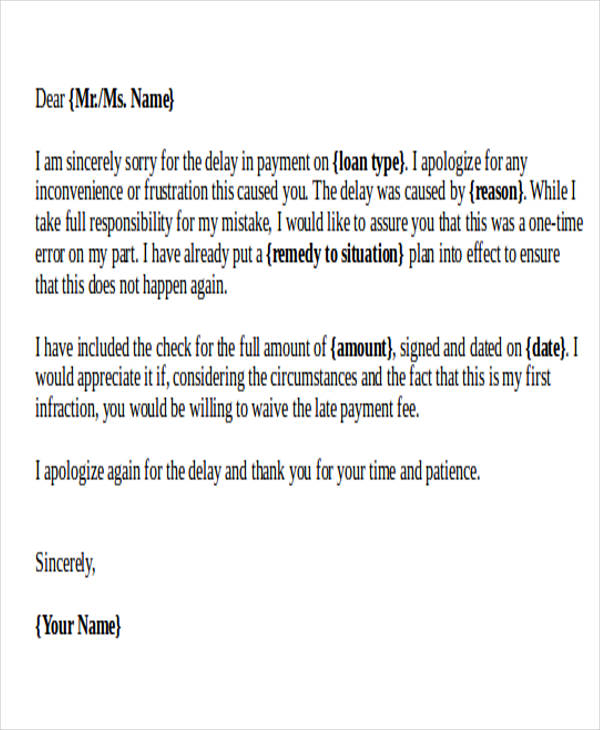 mistake payment letter Examples Letter Apology  Pages  36 Word, PDF,