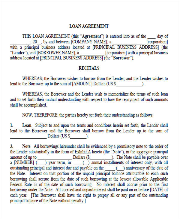 business loan agreement form2