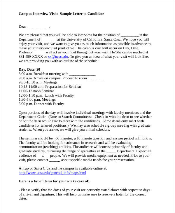 campus interview invitation letter1