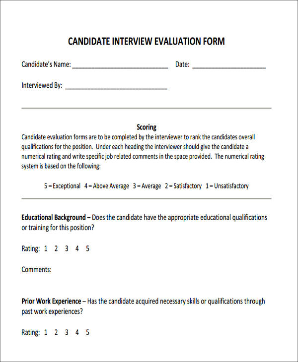candidate interview evaluation form2