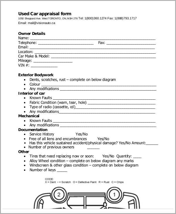 Free 30 Appraisal Forms In Pdf