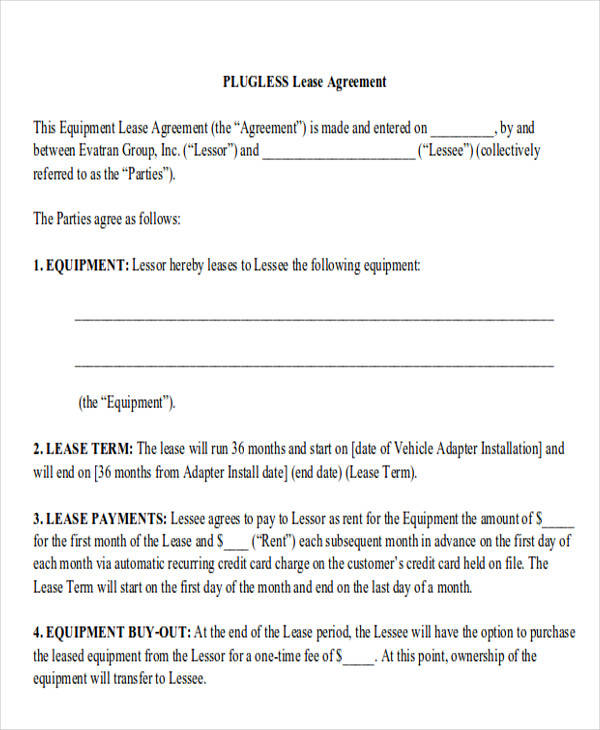 commercial office equipment lease agreement1