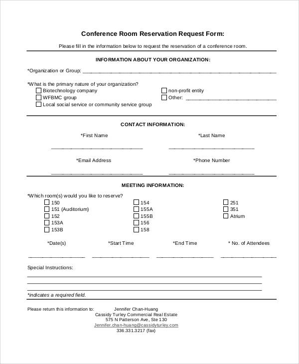 conference room reservation request form1