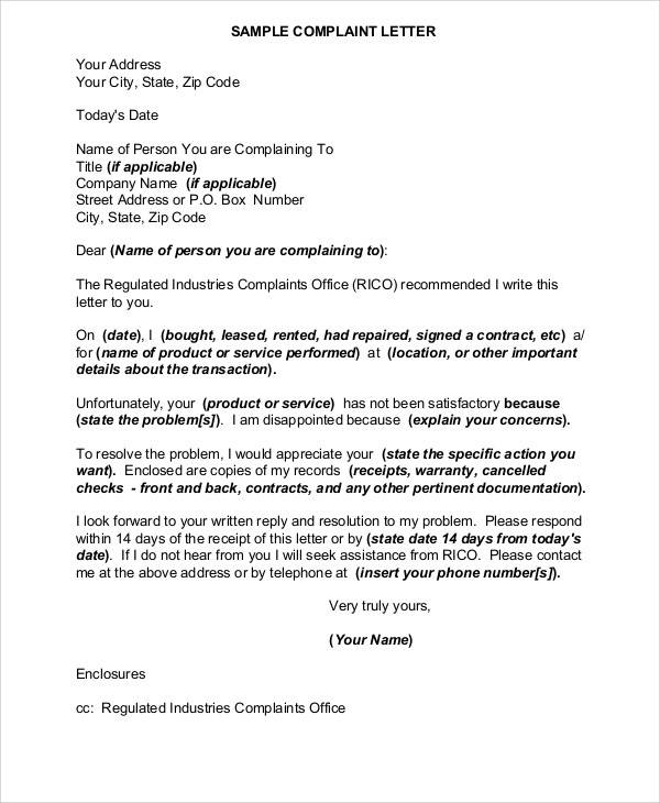construction defect complaint letter2