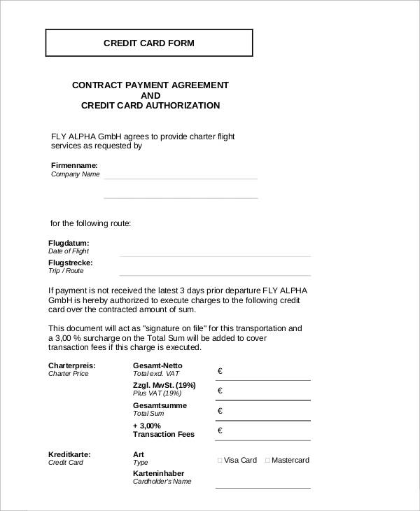 contract payment agreement form1