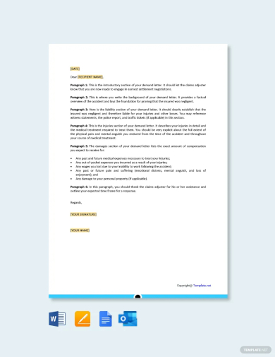 demand letter for personal injury template