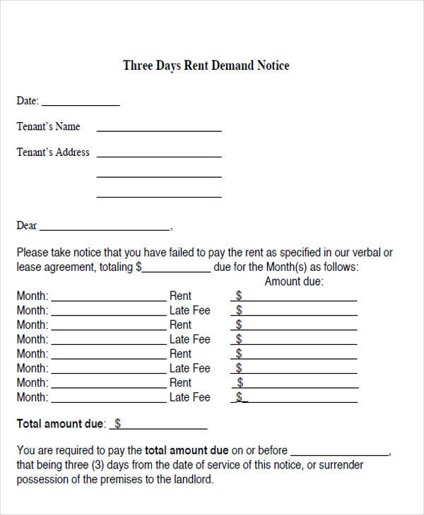 demand for past due rent letter