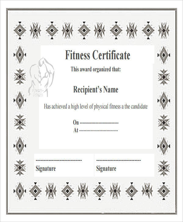 diploma certificate of fitness1
