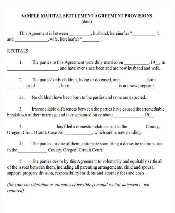 divorce settlement agreement1