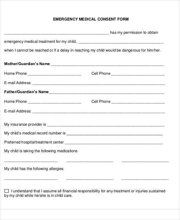emergency medical consent form1