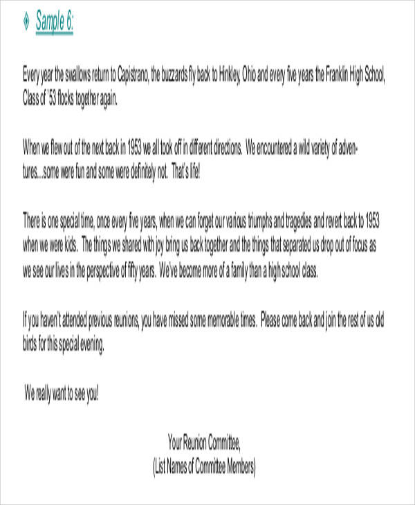 family reunion meeting invitation letter1