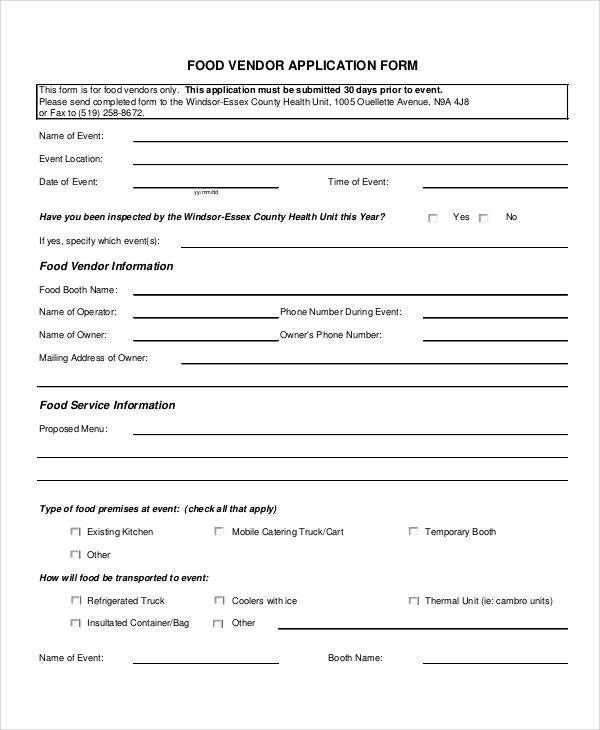 FREE 60+ Simple Application Forms & Templates in PDF