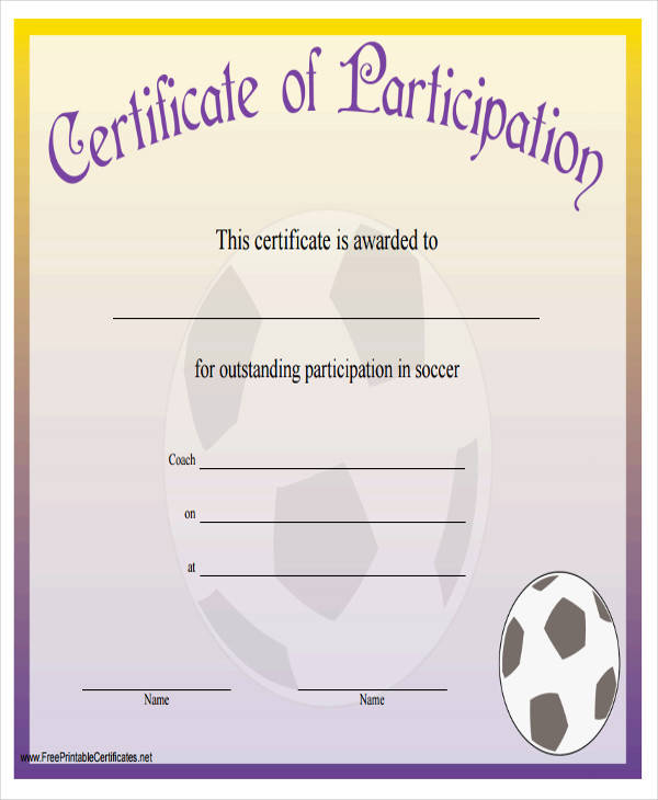 football participation certificate1