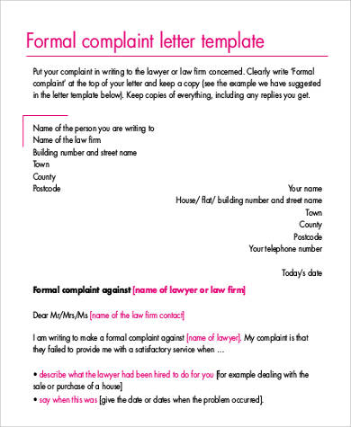 formal complaint letter3