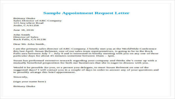 FREE 44 Formal Request Letter Templates In PDF MS Word